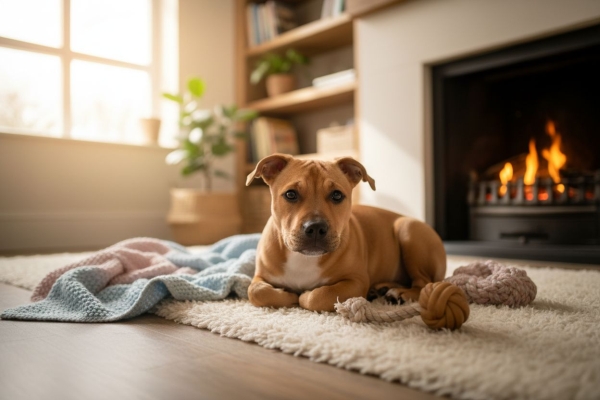 Calculer l'âge d'un Staffordshire Bull Terrier